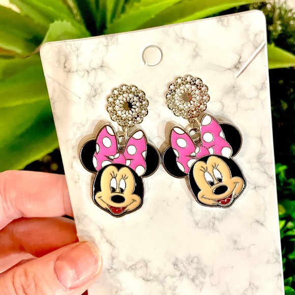 Minnie Mouse Disney Dangle Earrings - Picture 3 of 4